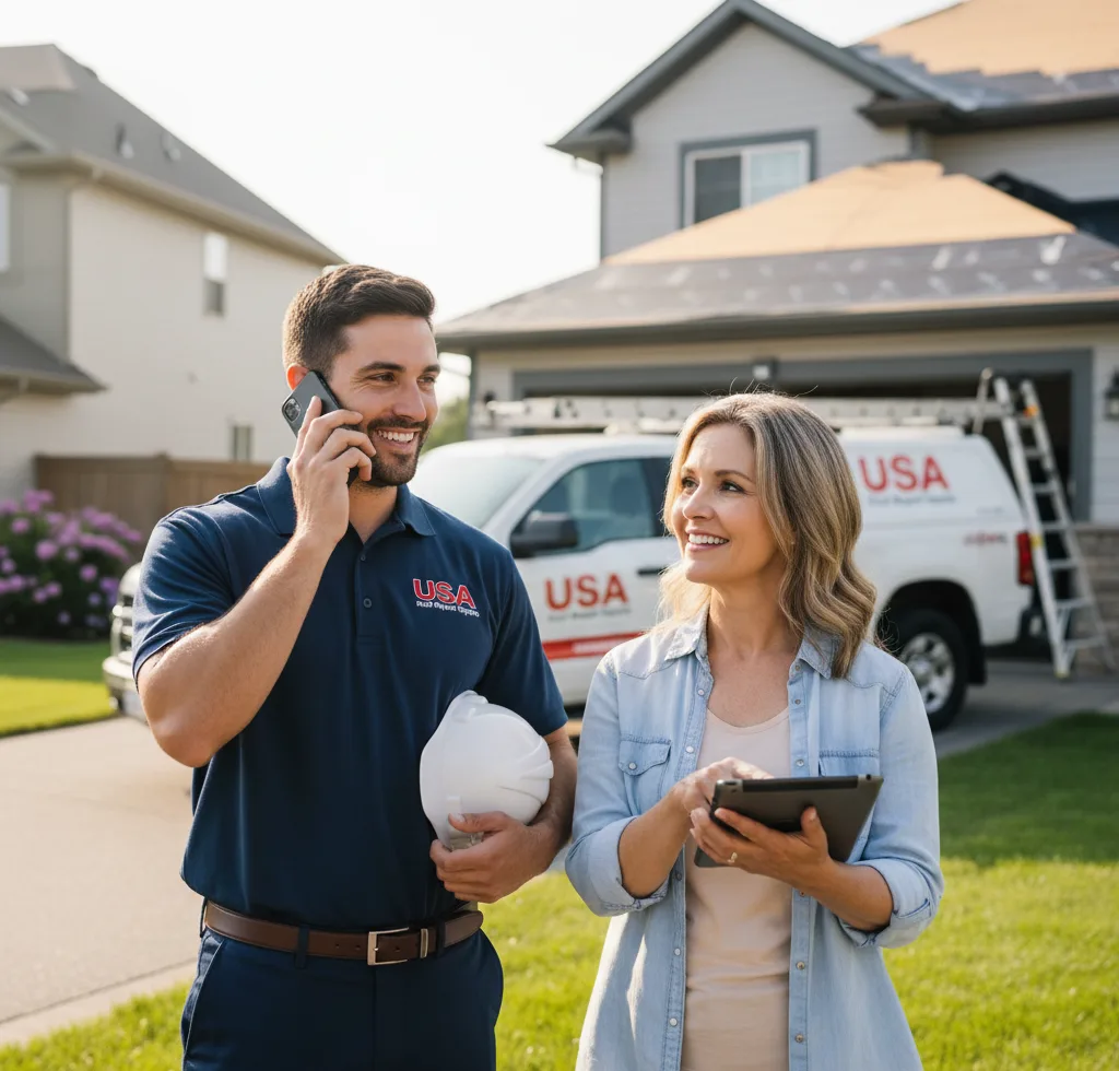 USA Roof Repair Experts customer support in Gilbert